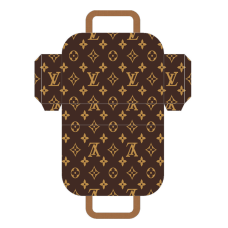 KLV Foaie de zahar geanta Louis Vuitton 29x20cm